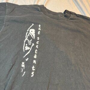Vintage 90s The Sextants Lucky You Concert Tour Band Fossil Shirt Black Size L